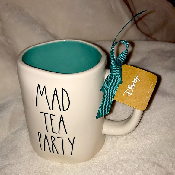 Rae Dunn double sided Disney Mad Hatter Alice in Wonderland Mug NEW! Tea Cup - Picture 2 of 4